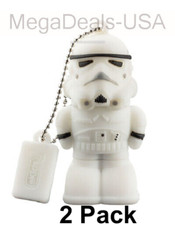 2 Pack of Star Wars 16GB Flash Drive Storm Trooper - C3 