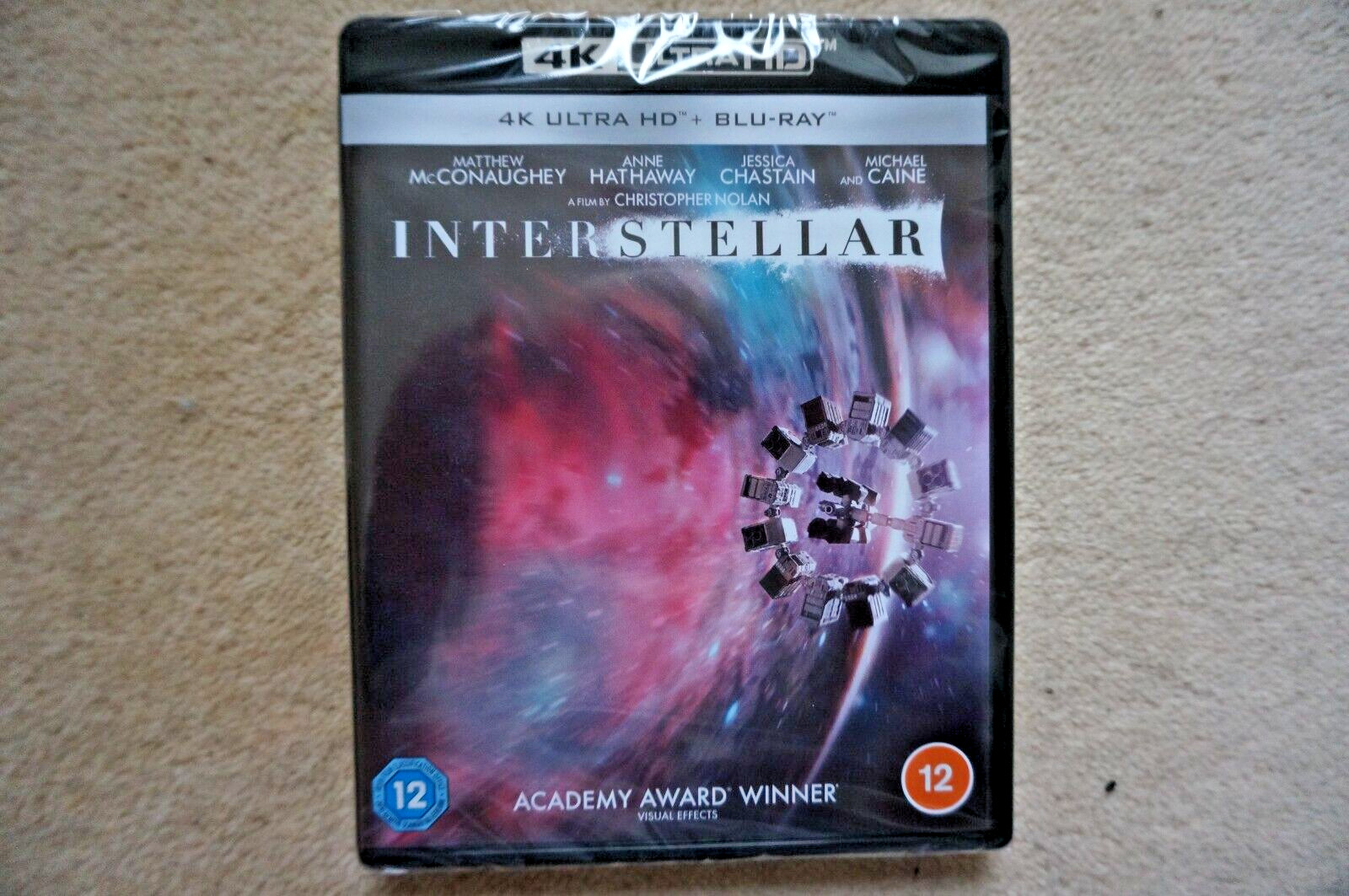 4K UHD BLU-RAY  INTERSTELLAR    BRAND NEW SEALED UK STOCK