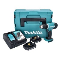 Makita Ddf 453 Raj Akku Bohrschrauber 18 V 42 Nm + 2X Akku 2,0 Ah + LadegeräT