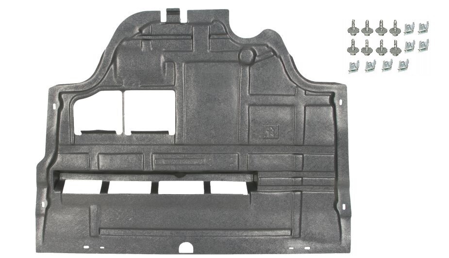 Plaque sous moteur pour Trafic 2 Vivaro Primastar en acier noir protection carter