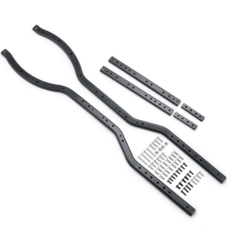 Stainless Steel Chassis Frame Rails For RC 1/10 Axial SCX10 SCX10II Car ...