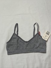 Girls Sports Bra Heather Grey Size Small Rd Description
