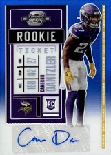 2020 Panini Contenders Optic #170 Cameron Dantzler Blue #/99