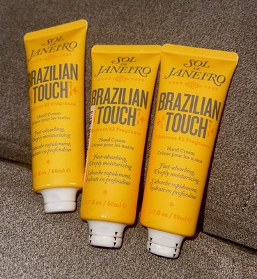 NEW! (3) SOL DE JANEIRO BRAZILIAN TOUCH HAND CREAM 1.7 FL OZ