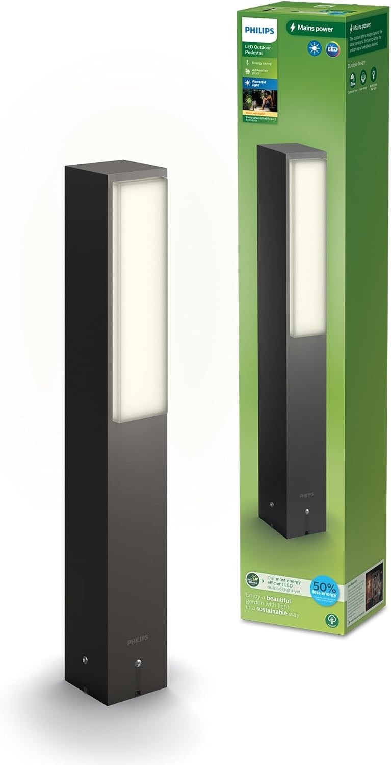 STRATOSPHERE ANTHRACITE FRAME LED GARDEN POST 929003345801