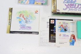 Tokimeki Memorial forever with you Limited CIB Memory SEGA Saturn SS Japan A VG