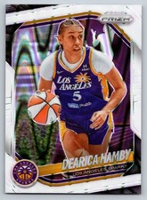 2025 Panini Prizm WNBA #39 Dearica Hamby White Seismic Prizms