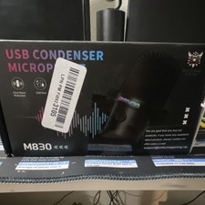 ONIKUMA M830 USB Microphone Clear Noise Reduction Freestanding Black