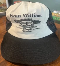 Vintage 80s Evan Williams Trucker Hat Cap