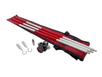 New 103 Mini Prism With 3 Poles For  Sokkia  Topcon South Nikon Total Stations