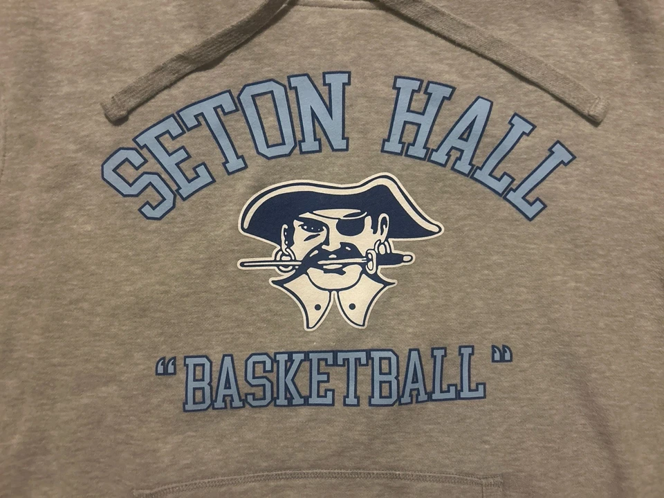 Moletom com capuz Starter Seton Hall Beasts of the Big East L cinza versão limitada - Imagem 2 de 4
