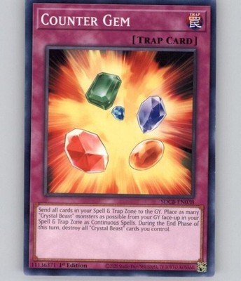 Counter Gem (SDCB-EN038, Common) Structure Deck: Legend of the Crystal Beasts