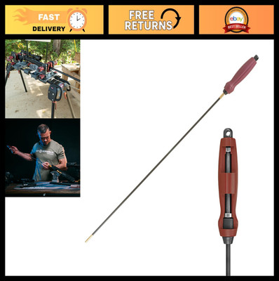 Deluxe Cleaning Rods .22-.26, 12'' Carbon Fiber, Multi-Caliber, Gunsmithing Tool