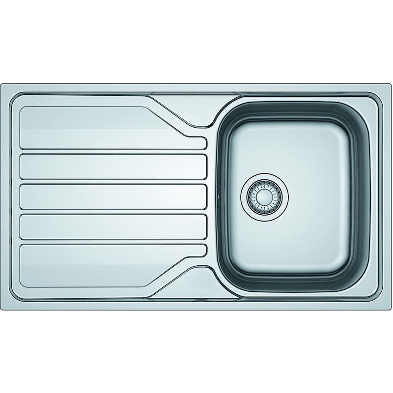 Fregadero y escurridor de cocina reversible de acero inoxidable Franke Flash cuenco individual