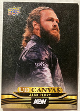 2025 Upper Deck AEW UD Canvas #C1 Jack Perry Jurassic Express