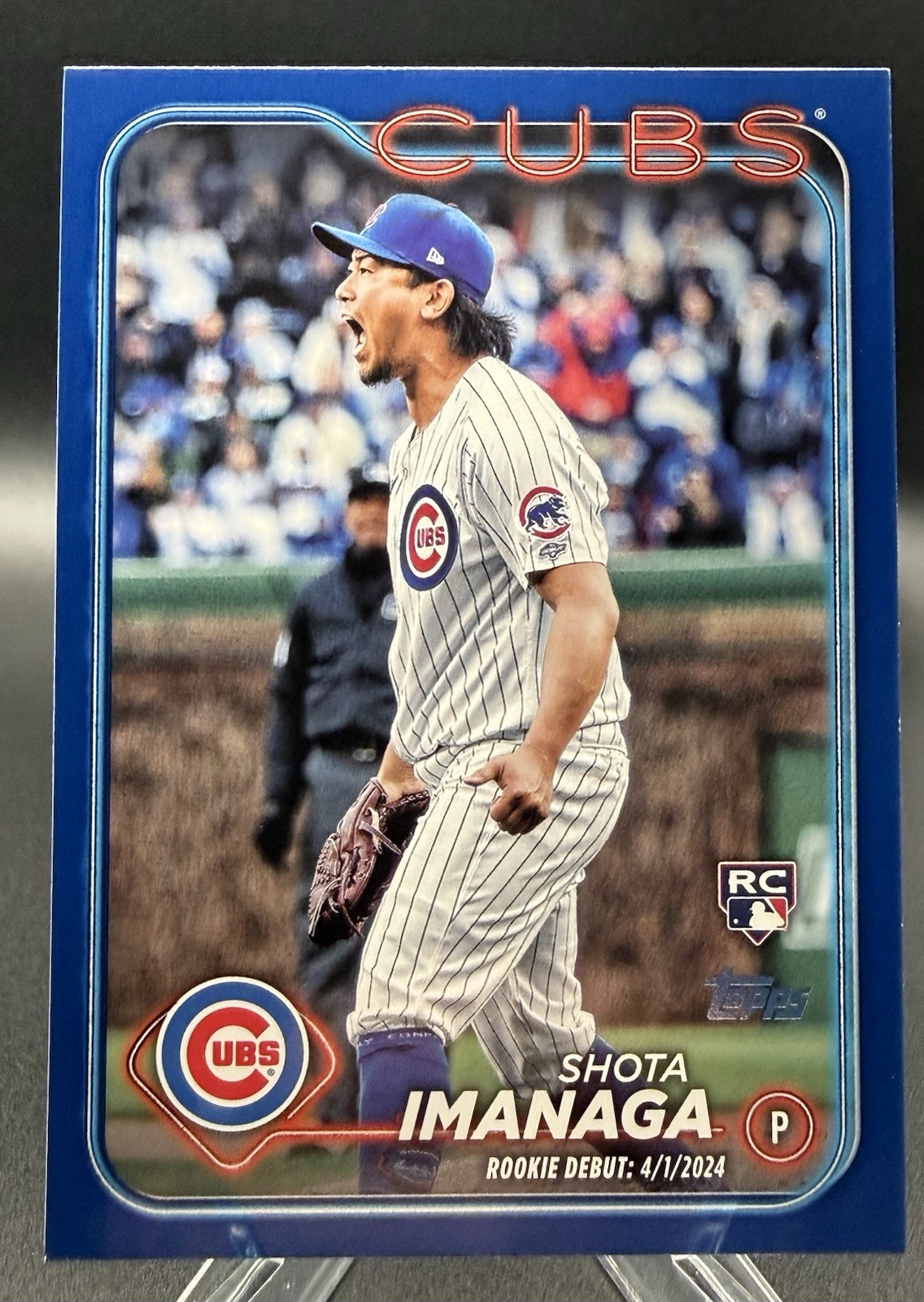 2024 Topps Update Series - Rookie Debut Shota Imanaga #US281 Royal Blue (RC)