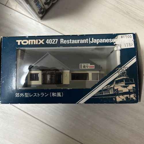Tomix 4027 N Scale Suburban Japanese Restaurant Structure Model | Condition: Used