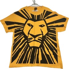 Vintage Disney Lion King Broadway Musical T-Shirt Size XL Simba Graphic X-large