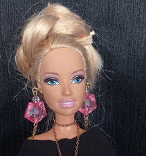Barbie Puppenmode Accessoires Halskette und Ohrringe