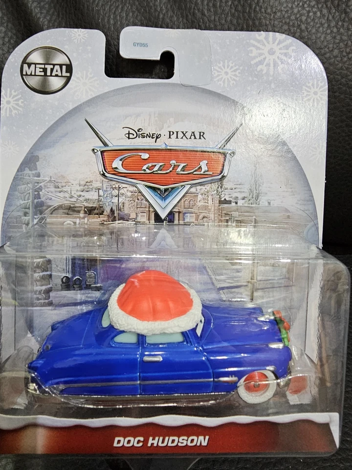 Cars Hudson Hornet Winter Edition Modellino In Metallo - Immagine 2 di 3