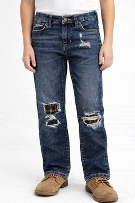 Old Navy Boys Jeans Size 12 | Slim Fit 360° Stretch | Distressed | 26x26