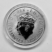 1oz Solid Silver Coronation Coin 2023 .999 Silver Charles III