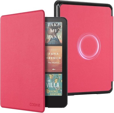 CoBak 7'' Kindle Paperwhite Hülle 12th Gen 2024 Rosa MagSafe Auto Sleep Wake