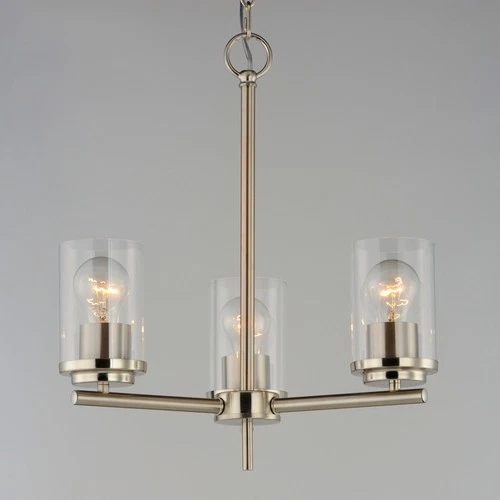 Maxim 10203CL Corona 3 Light 17"W Chandelier - Brass - Picture 11 of 12