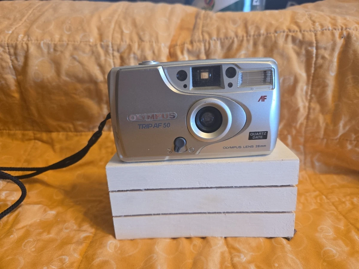 【美品】 OLYMPUS TRIP AF フィルムカメラ OLYMPUS TRIP AF 50 AF50 point and shoot 35mm camera UNTESTED 28mm