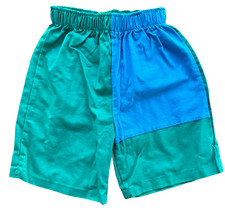 Vintage Kids  Health-tex Colorblock Elastic Shorts 4T