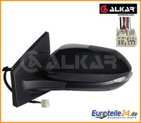AußEnspiegel Alkar 6139078 Links FüR Toyota Yaris Mazda