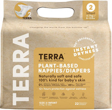 Diapers Size 2: 85 Plant-Based Diapers, Ultra-Soft  Chemical-Free for Sensitiv