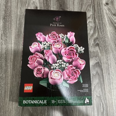 roseリーメント LEGO Bouquet Pink Roses 10374 Botanical Collection 789 Pieces