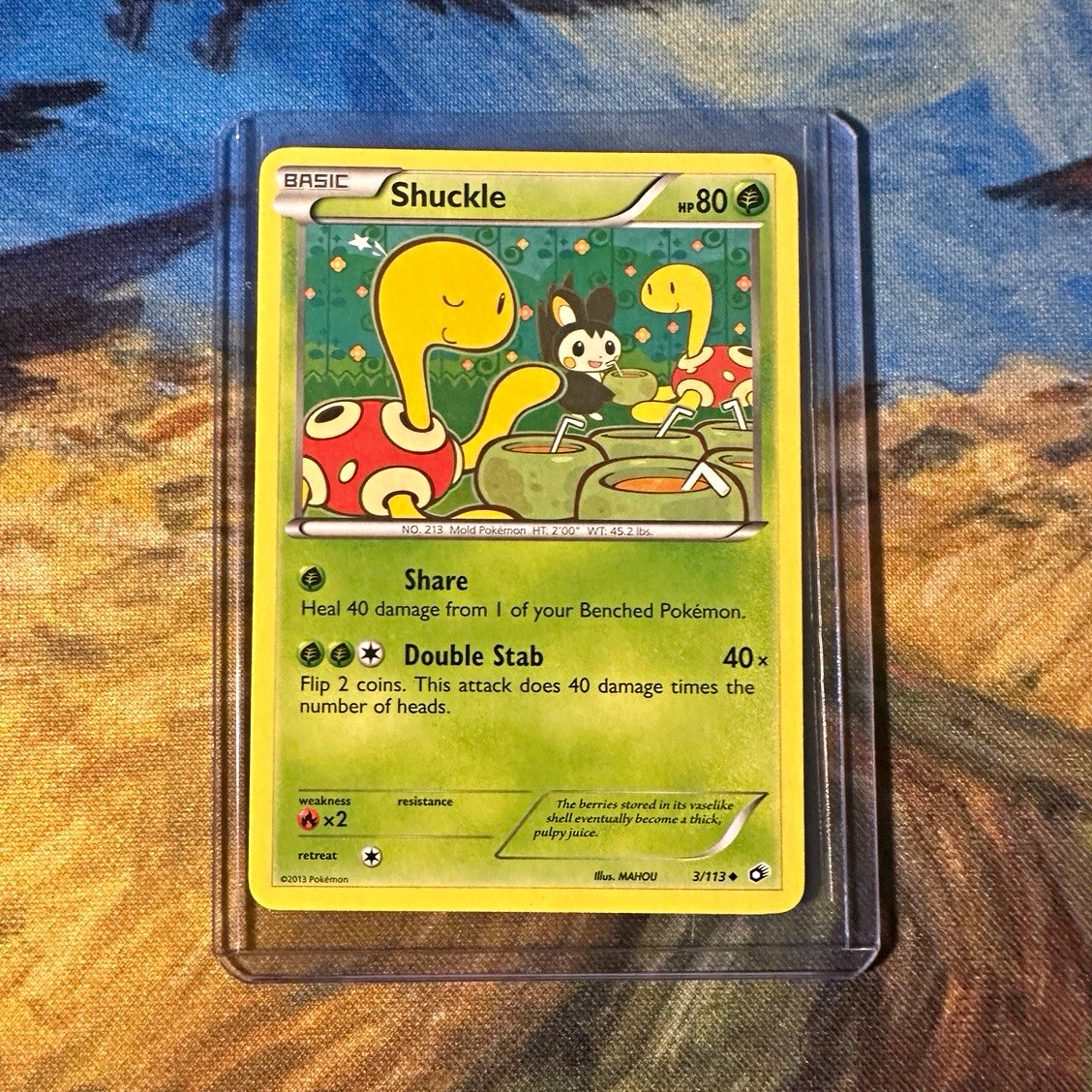 Pokemon TCG Shuckle 3/113 Legendary Treasures 2013 Uncommon Regular English