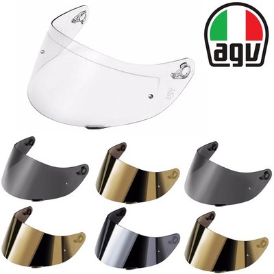 AGV Street GT7 Modular Helm Visier Ersatz Anti Fog Gold Silber Klar Dunkel