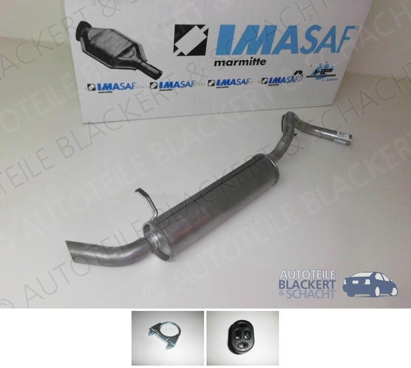 Imasaf ESD Auspuff Endtopf+Anbauteile für Rover 100 Metro 114 GTI + GT 16V + KAT-image
