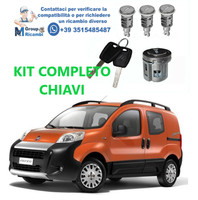 Fiat Fiorino Qubo SchlüSselsatz Neu Mit Anlasser ZüNdung Zylinder