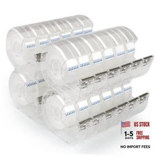 Pcs Transparent Tape with Dispenser, 0.7 in x 1000 in Clear Tapes and 24