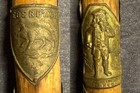 Vintage German 36” Hiking Stick  With 29 Badges various locations in Germany ￼ — photo 6