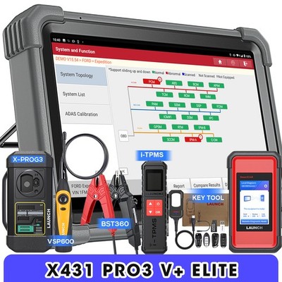 LAUNCH X431 PRO3 V+ ELITE PRO 5 SmartLinkC OBD2 Diagnosegerät BST360 VSP600 TPMS