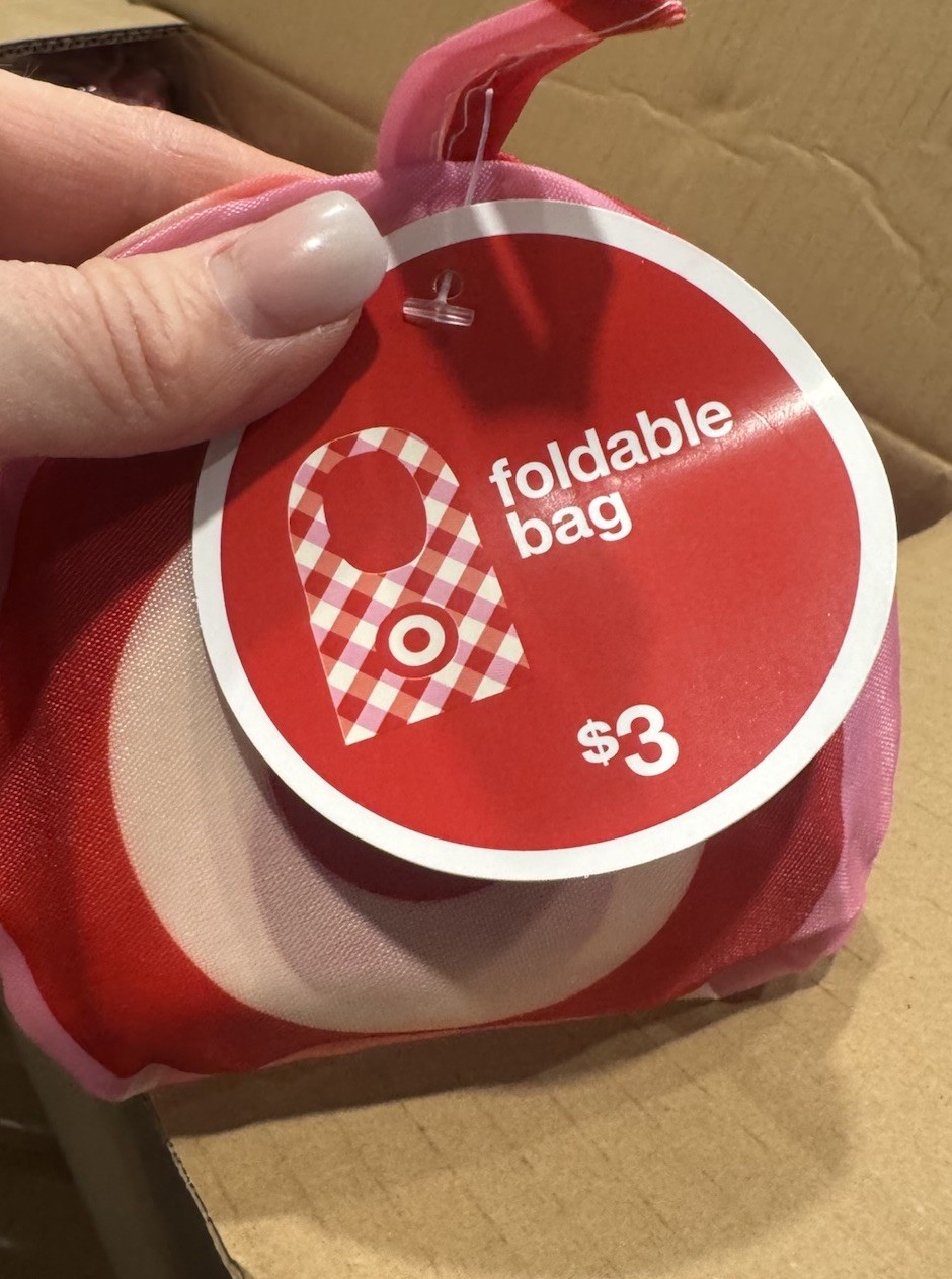 Target Reusable Foldable Shopping Bags With Pouch  (Set of 25) New Huge Lot