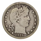 1916-D Barber Quarter Fine Condition