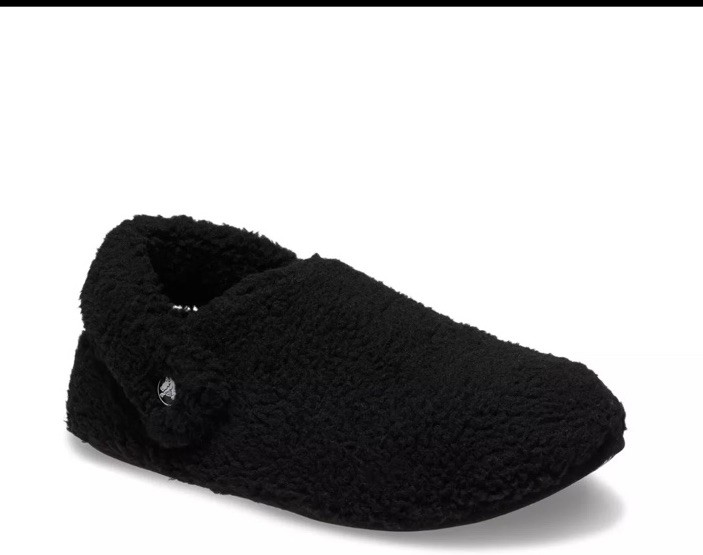 ZAPATILLA CROCS CLÁSICA INVIERNO ACOGEDORA NEGRA TALLA 9