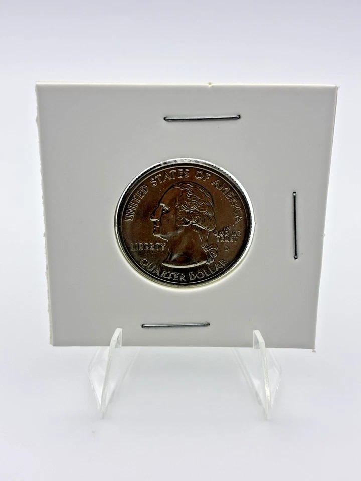 2004 Wisconsin State Error Quarter Extra Leaf High Denver Mint Circulated - Image 4 of 4