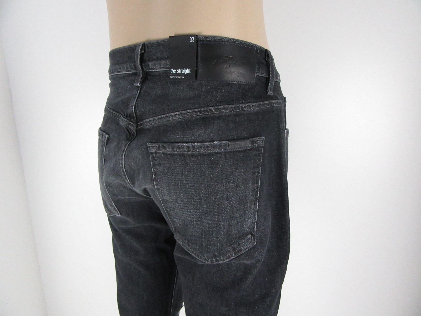 NWT Seven 7 For All Mankind Men’s,THE STRAIGHT, Tapered Leg,BLOT,Size 33,$229