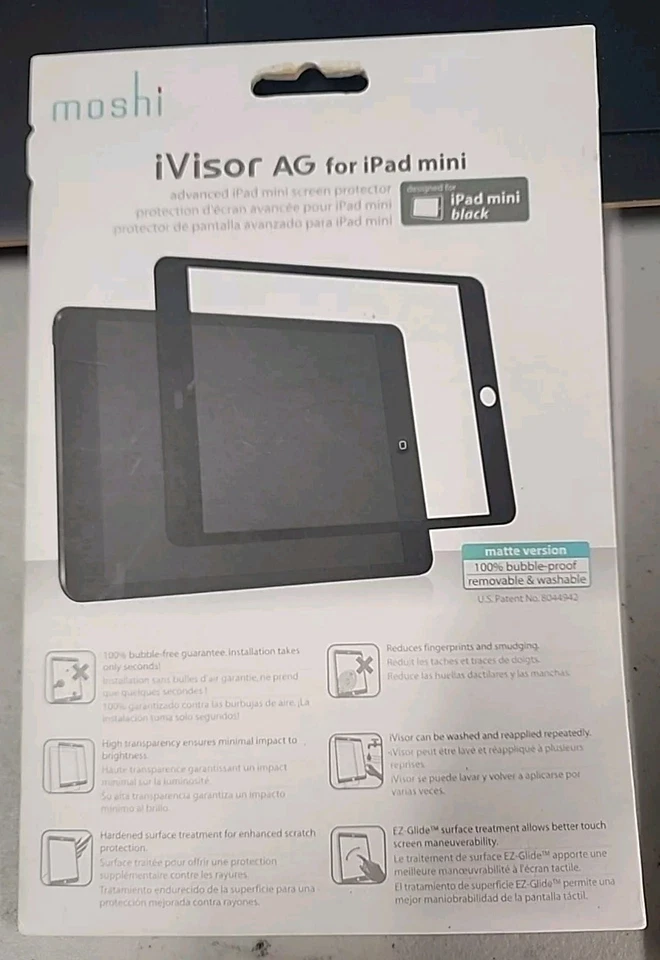 Moshi iVisor AG Screen Protector for iPad Mini 1st Gen(Matte) - Anti-Fingerprint - Image 2 of 3