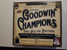 2020 UD Goodwin Champions Goudey & Mini Insert Singles - You Pick -FREE SHIPPING