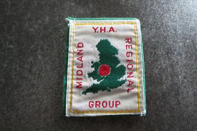 Midland Regional Group Youth Hostel YHA Woven Cloth Patch Badge (L85S)