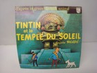 Grand carton publicitaire PLV pour disque philips Tintin et le temple du soleil