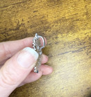 Italian Sterling Silver 925 Sunflower Slide Pendant — photo 4